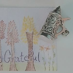 Vintage Silver Beer Stein Charm